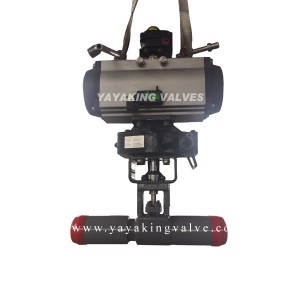 Steamate power ball valve